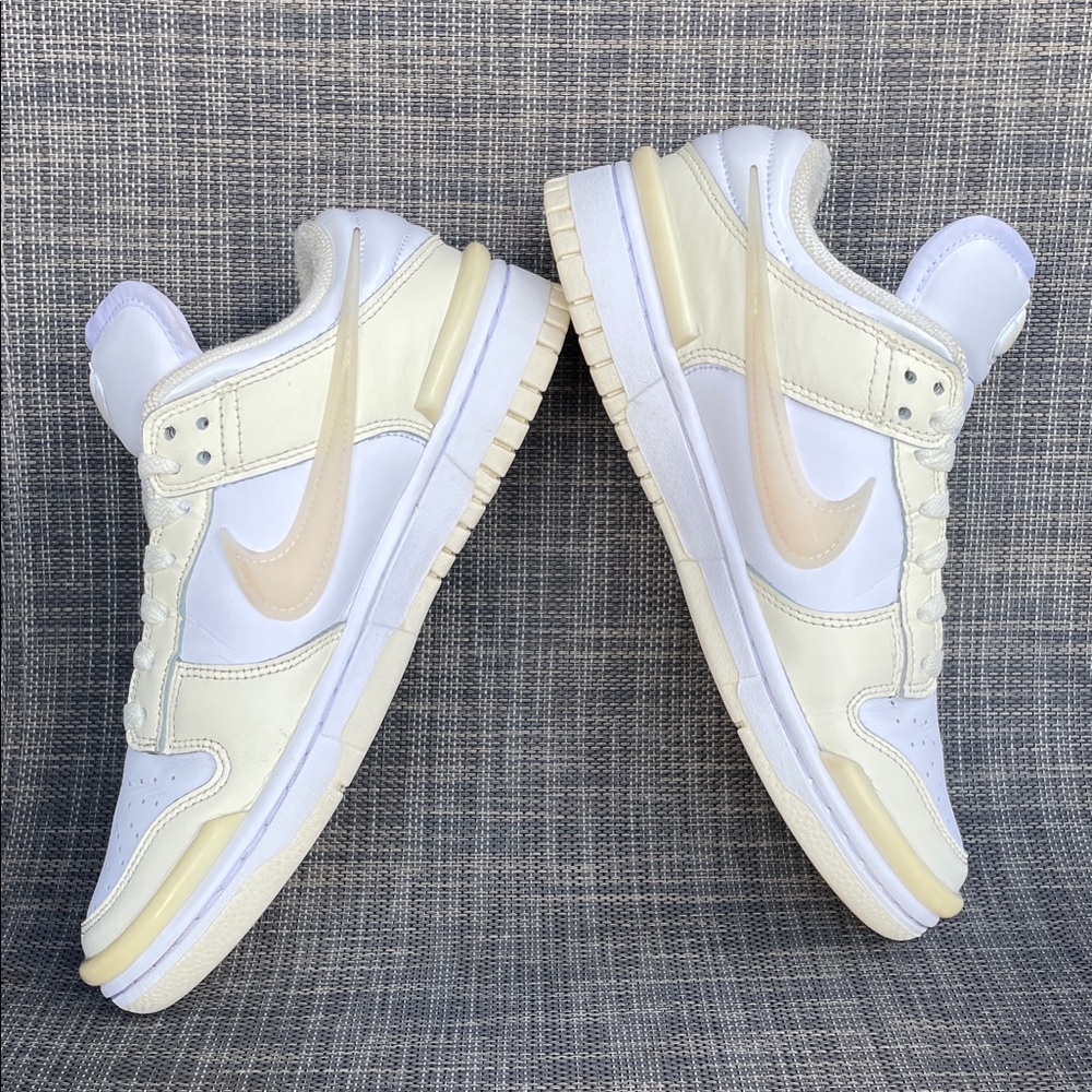 Nike Women's Dunk Low Twist 'Coconut Milk/White/Guava Ice' Sneakers Shoes sz 7.5 - Picture 8 of 12